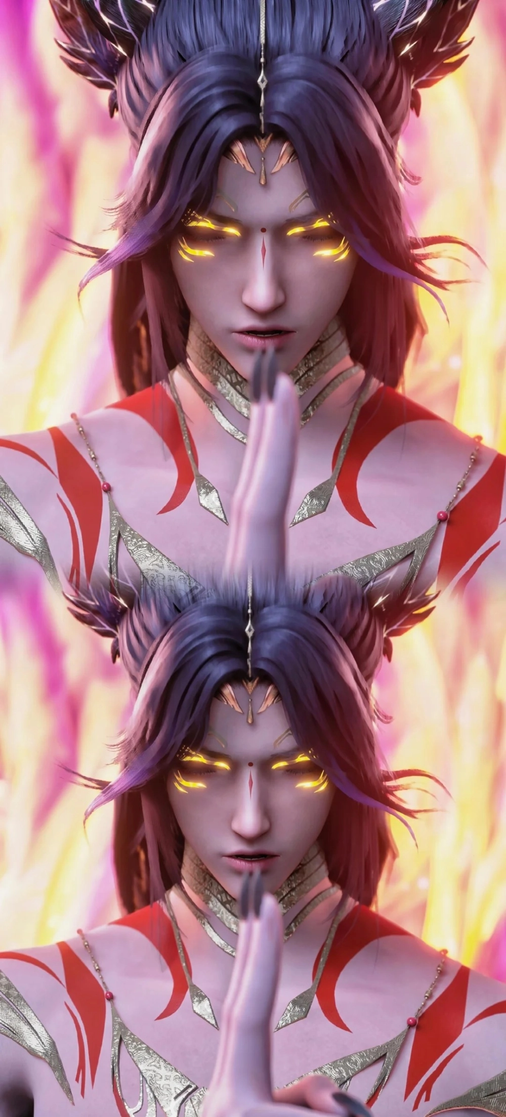 Hình ảnh Bạch Hồ Yêu Vương trong cuộc đối đầu gay cấn