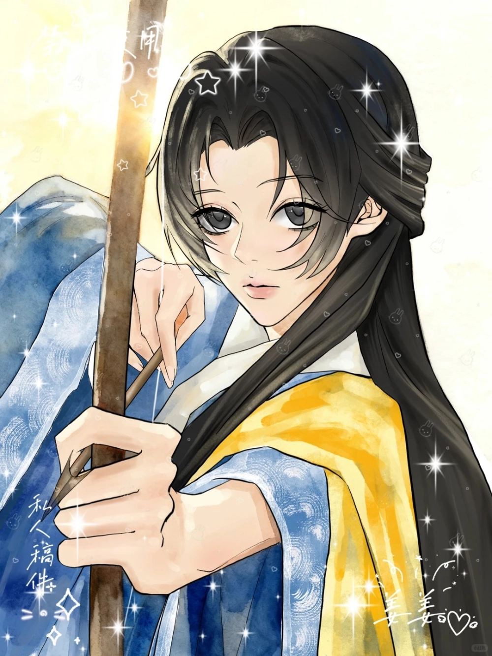 Già Lam uy nghiêm đứng trên đỉnh núi cao