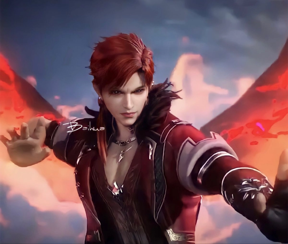 Mã Hồng Tuấn tóc đỏ nổi bật cá tính