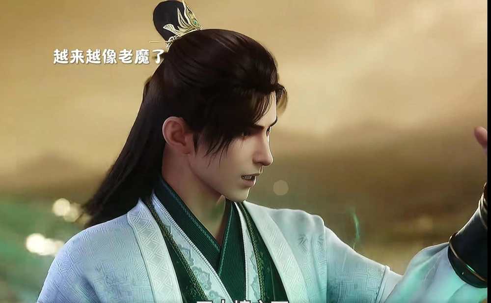 Mạnh Thiếu Bạch và Hoa Thiên Đô trò chuyện tại môn phái