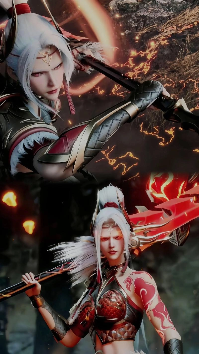 Hình ảnh Mạnh Tiên Cô tỏa sáng với pháp bảo quyền năng