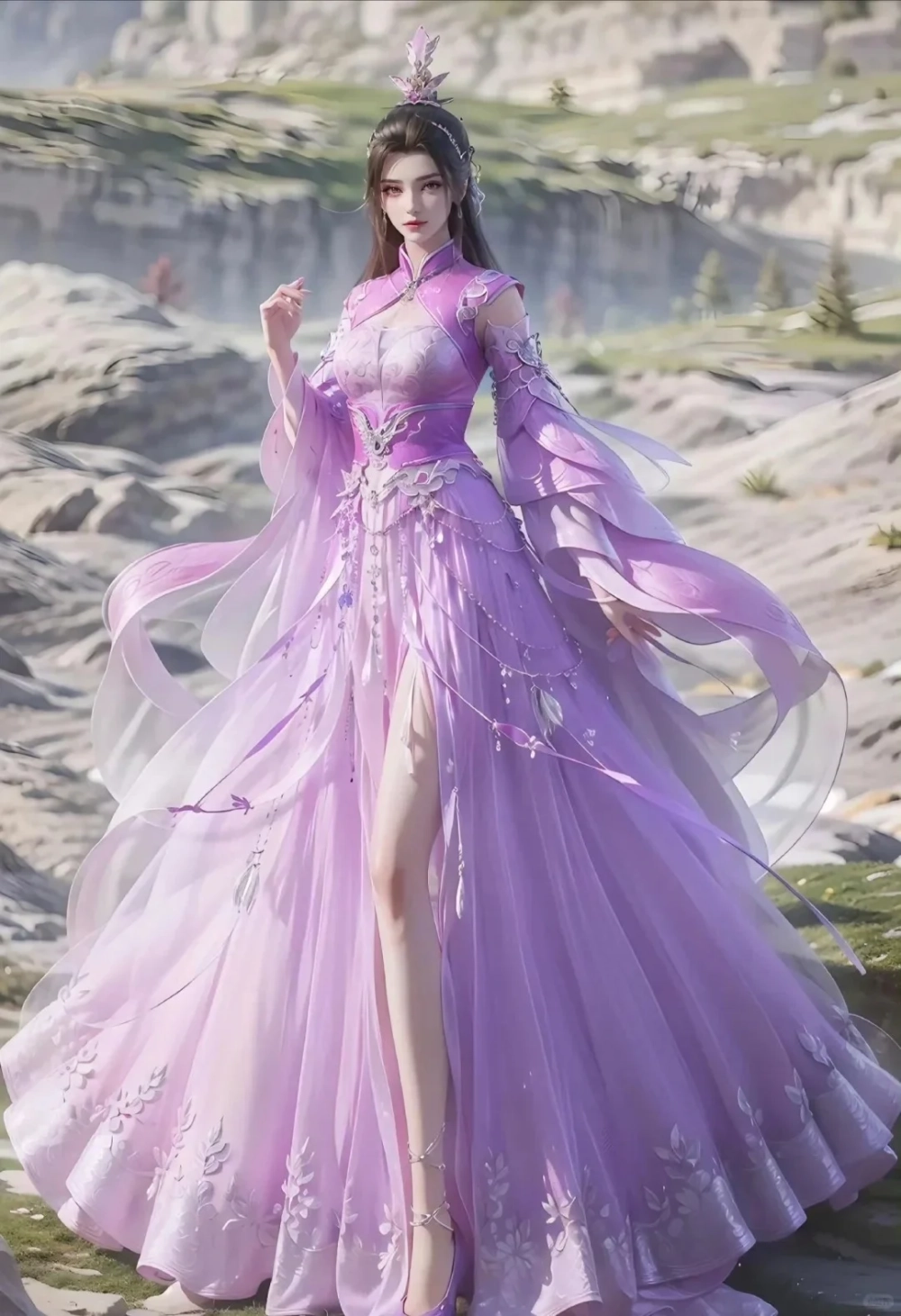 Khám phá tạo hình tuyệt vời của Mộc Băng Mi 3d