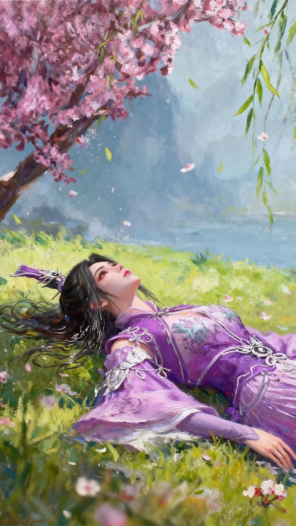 Làm mới màn hình với Mộc Băng Mi ảnh nền ấn tượng