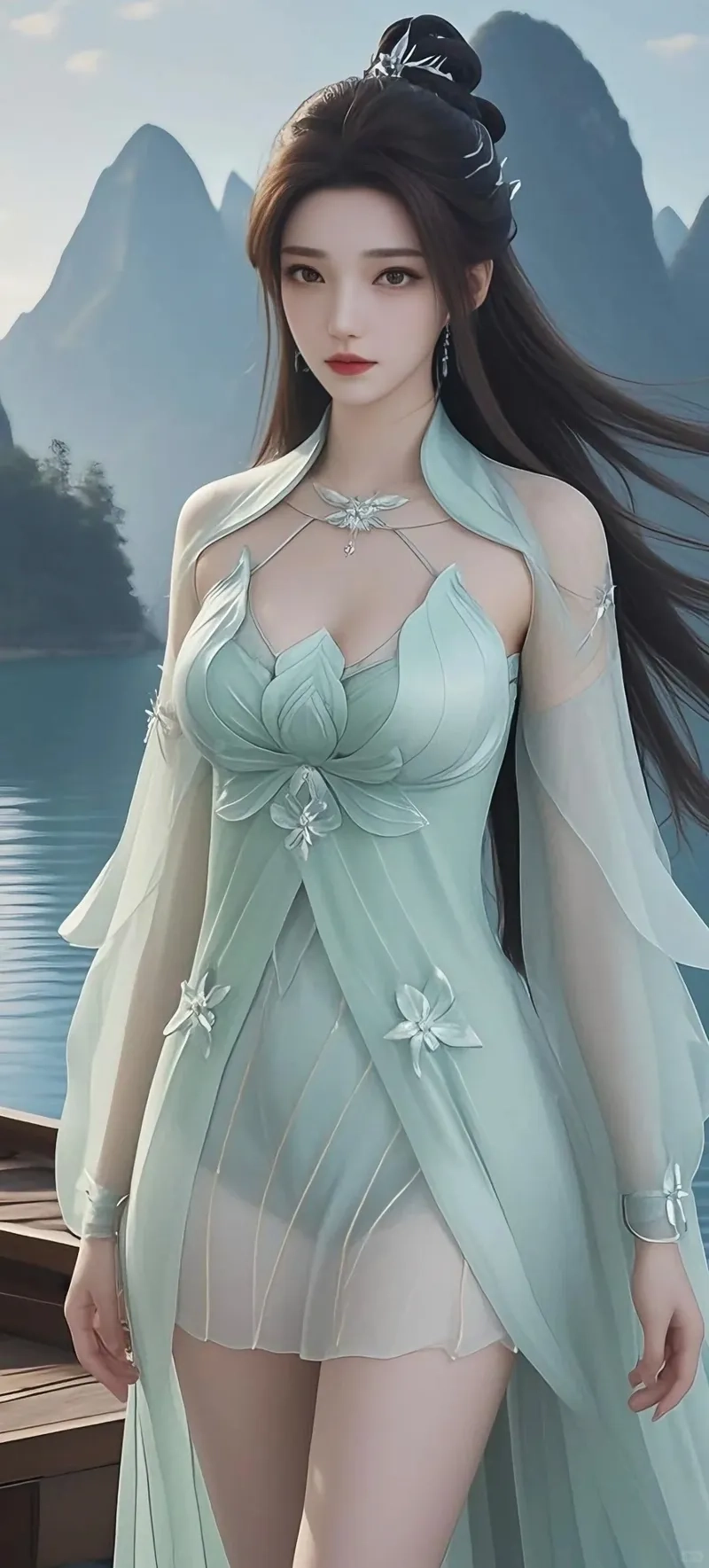 Tạo hình Nhan Như Ngọc Già Thiên nổi bật giữa Đông Hoang