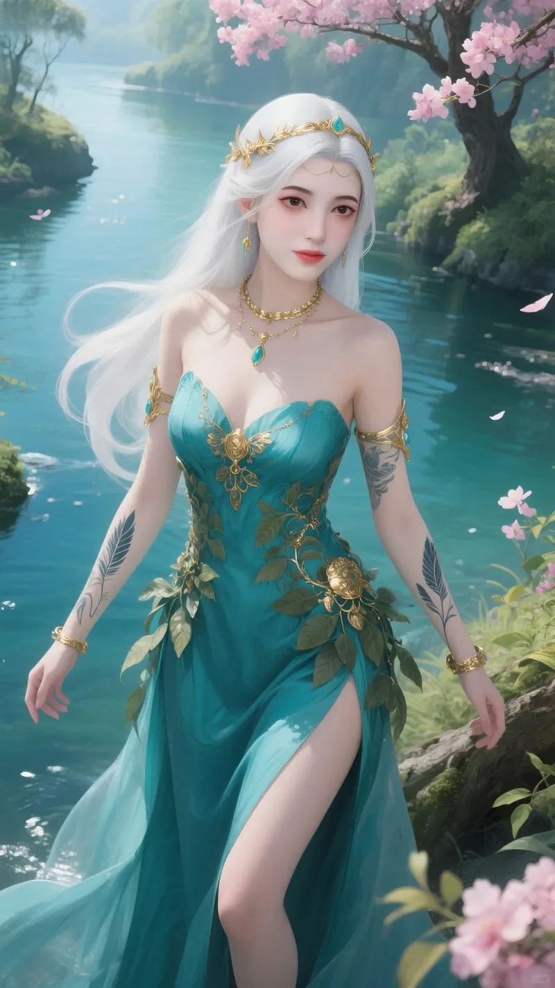 Tạo hình Tần Dao anime Già Thiên đầy mê hoặc