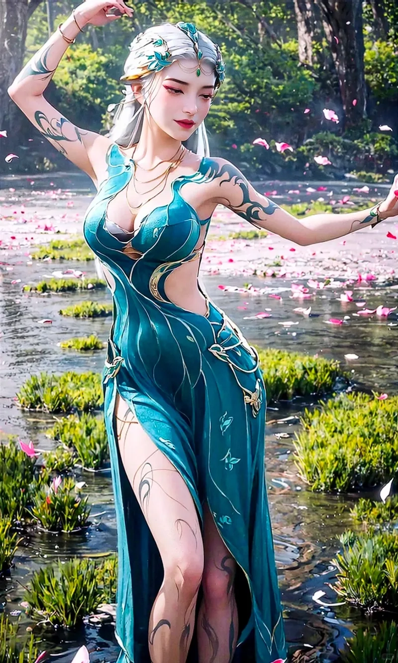 Khí chất cao quý của Tần Dao Thánh Nữ