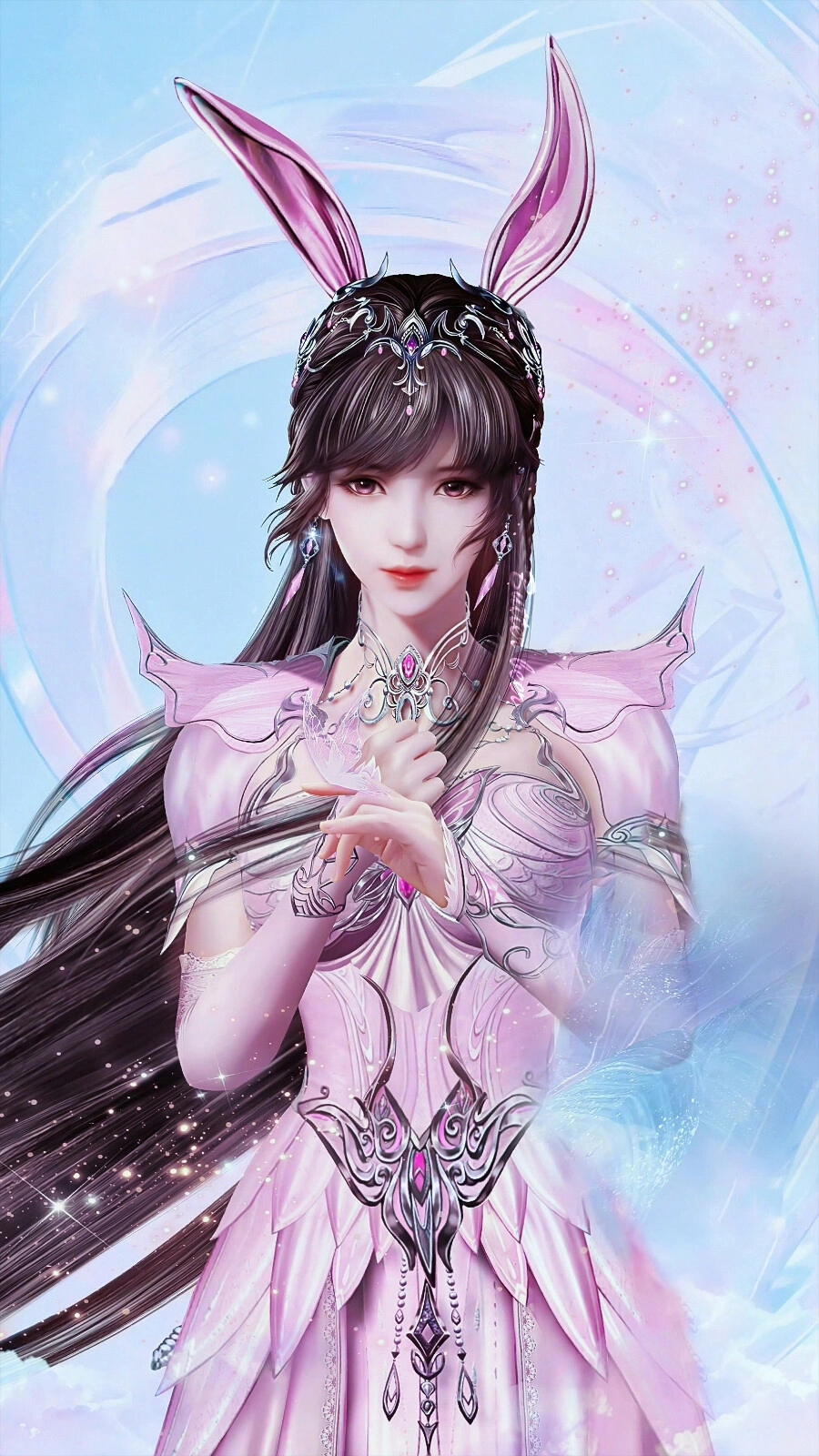 Hình Tiểu Vũ tinh tế toát lên nét nữ tính