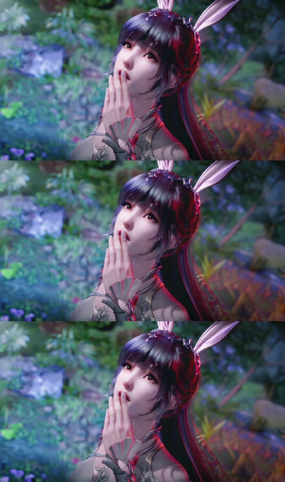 Tiểu Vũ đẹp với ánh mắt trong veo cảm xúc