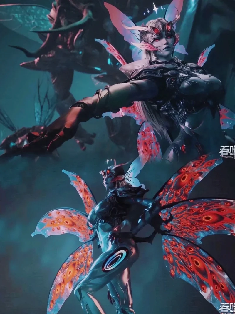 Khám phá Trùng Tộc Nữ Hoàng thiết kế nhân vật sáng tạo