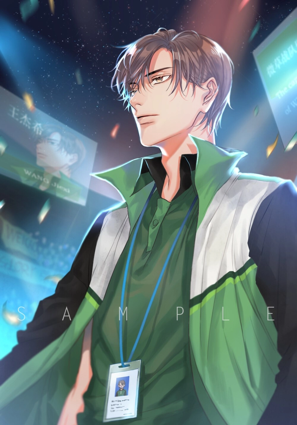 Vương Kiệt Hi anime sống động chân thực