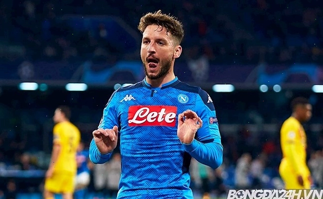 Dries Mertens trong màu áo Napoli thời đỉnh cao