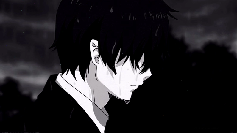Ảnh anime boy mặt lạnh đầy cuốn hút trên điện thoại