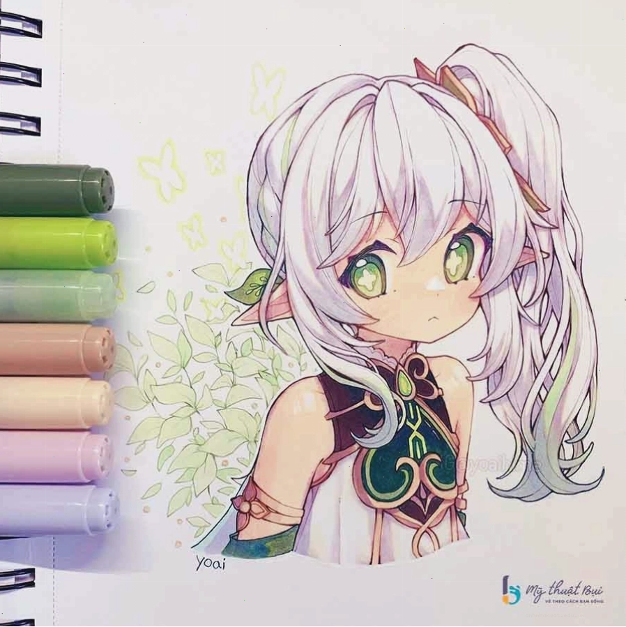 Ảnh anime đẹp, dễ thương, đơn giản, phù hợp cho người mới bắt đầu