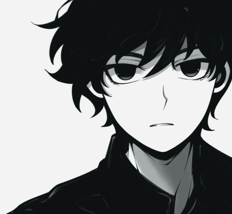 Ảnh anime nam lạnh lùng thể hiện nỗi buồn sâu sắc
