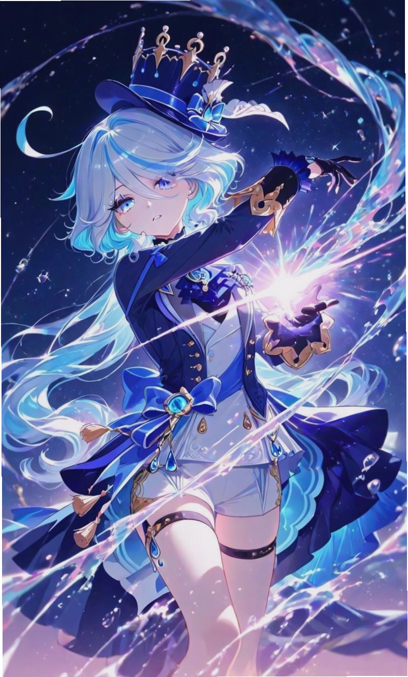 Ảnh anime nữ đẹp, xinh gái với ánh mắt tinh nghịch