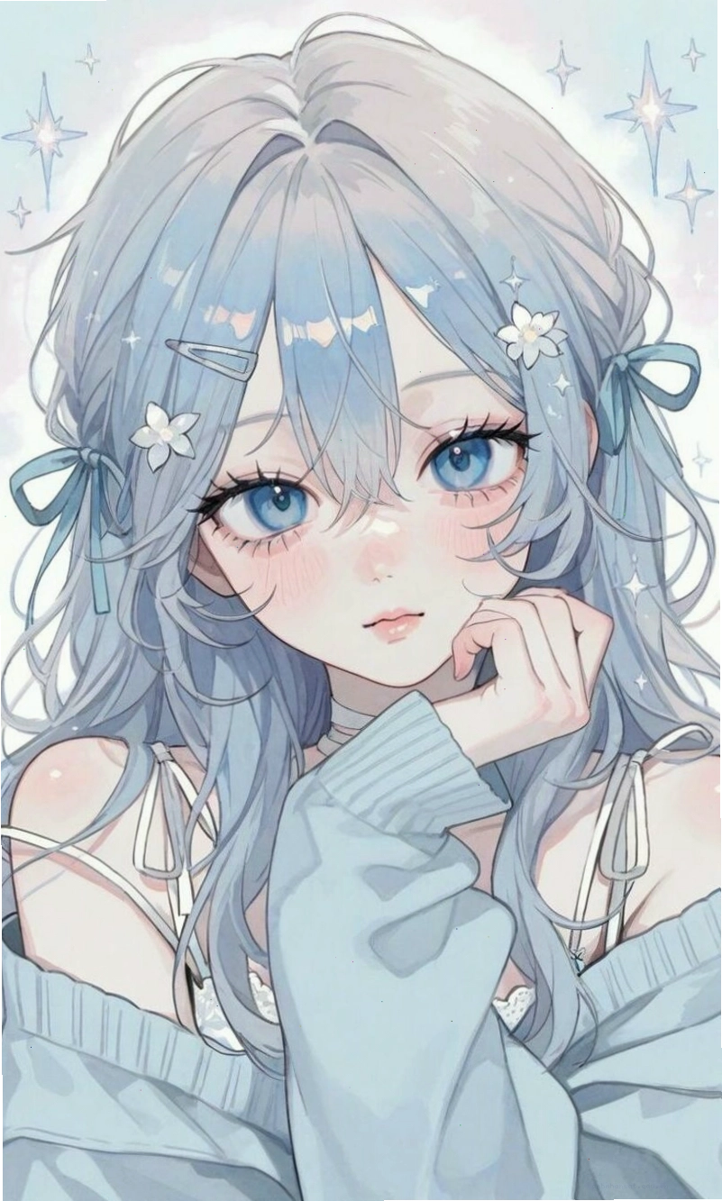 Ảnh anime nữ với vẻ ngoài mạnh mẽ và phong thái tự tin
