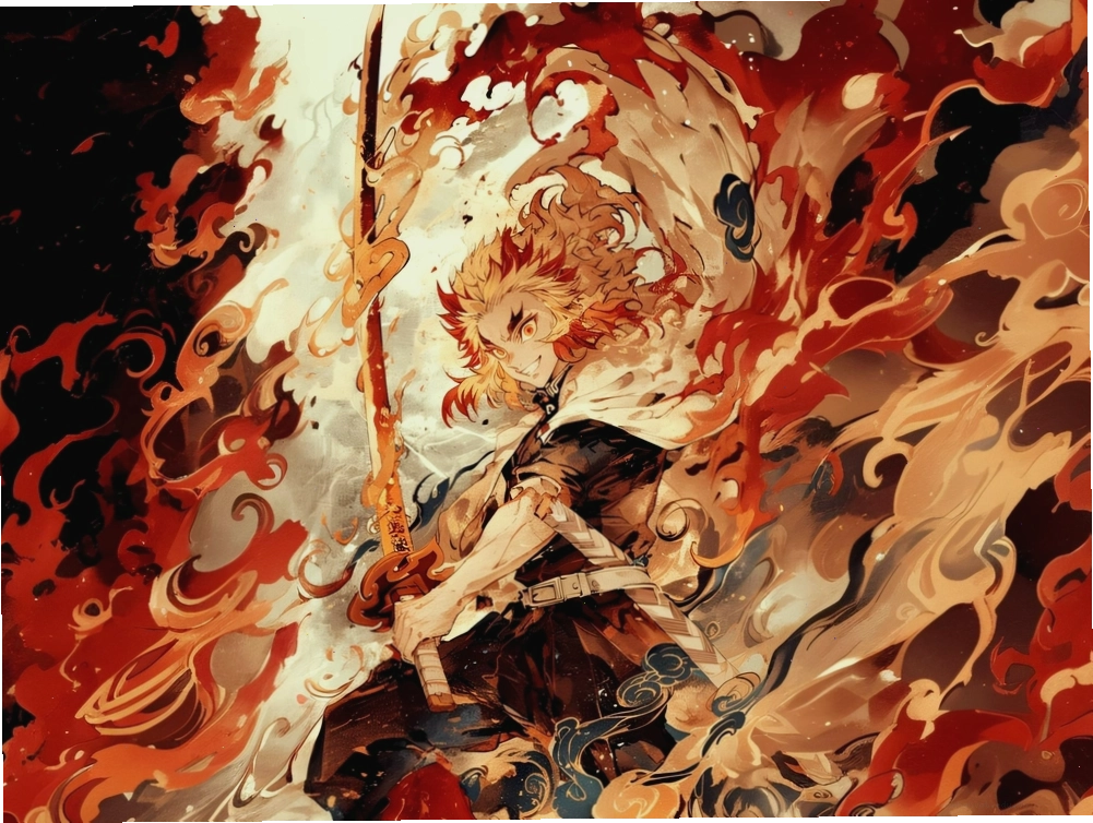 Ảnh anime Rengoku mới nhất thể hiện sự quyết tâm