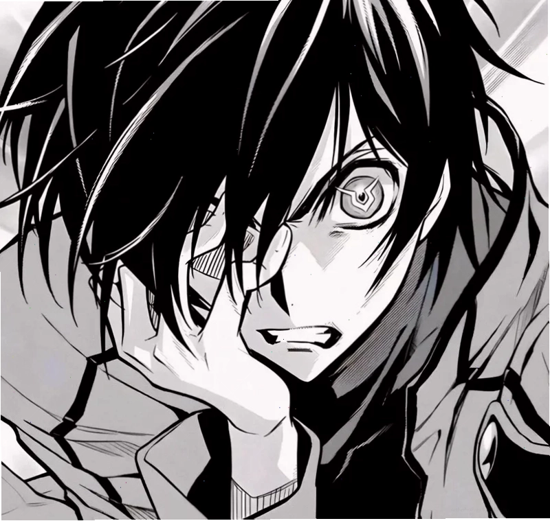 Ảnh anime trắng đen nam thể hiện khí chất riêng