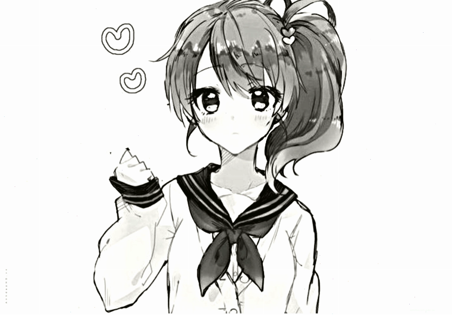 Ảnh anime trắng đen tinh tế và sâu sắc với chất lượng tuyệt vời