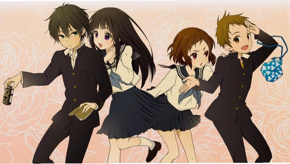 Ảnh cặp đôi Hyouka Chitanda ấn tượng với nét vẽ độc đáo