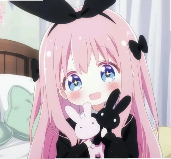 Ảnh chibi nữ với biểu cảm ngộ nghĩnh