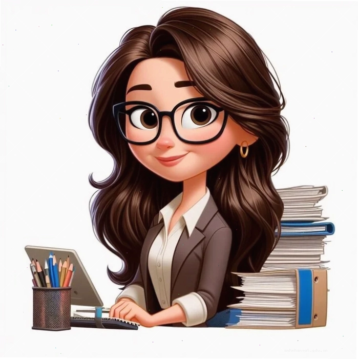 Ảnh cô giáo và học sinh chibi cùng nhau tham gia hoạt động ngoại khóa