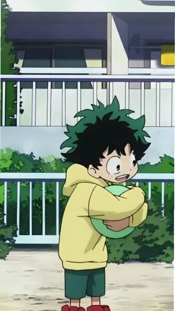 Ảnh Deku lúc nhỏ thể hiện sự ngây thơ