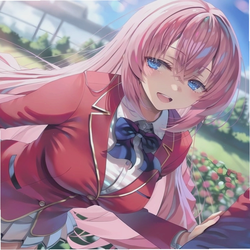 Ảnh Ichinose cười tươi rạng rỡ