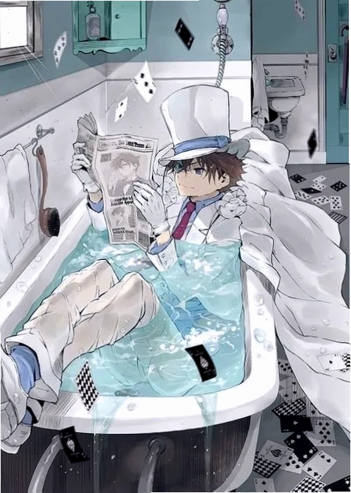 Ảnh Kaito Kid cận mặt