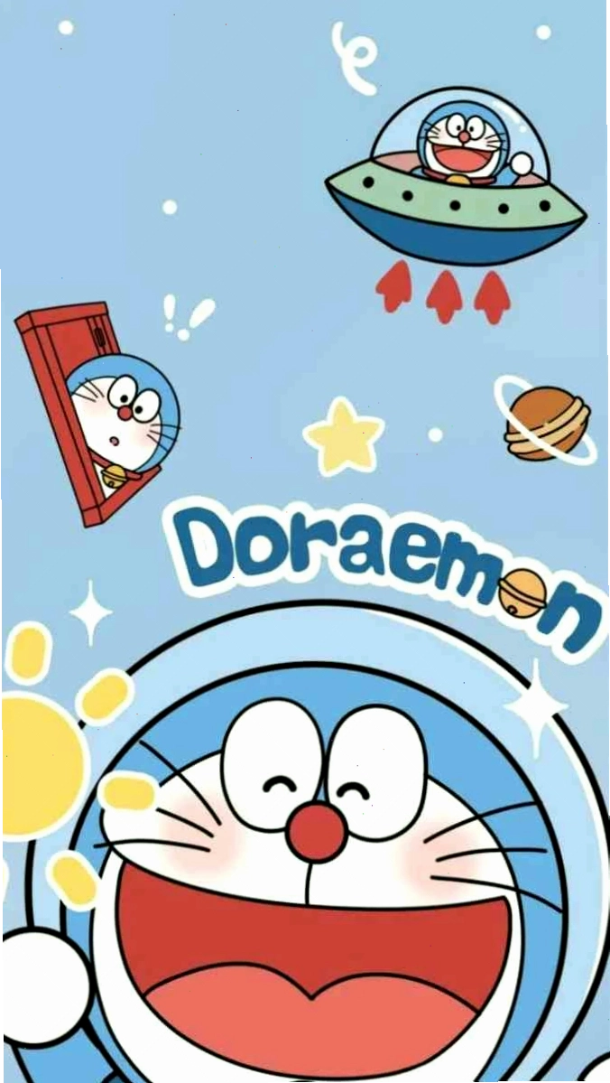 Ảnh mèo máy Doremon dễ thương nhất 2025
