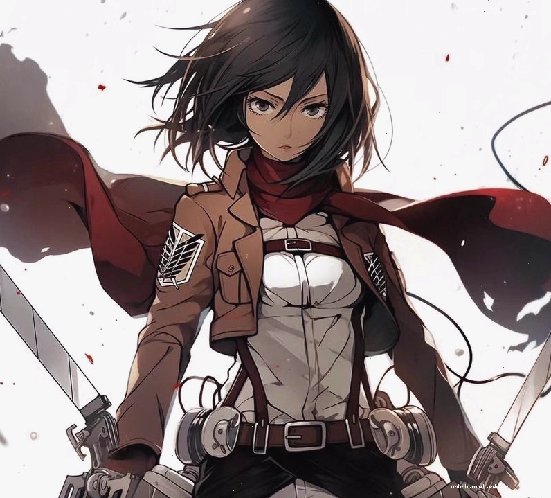 Ảnh Mikasa Ackerman Chibi HD