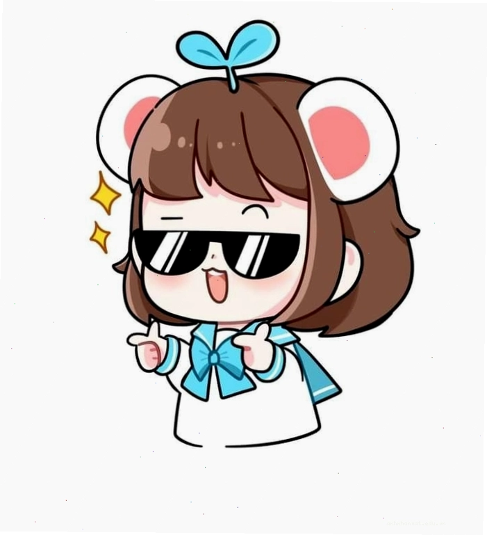 Ảnh nền Simmy anime chibi với các mảng màu sinh động