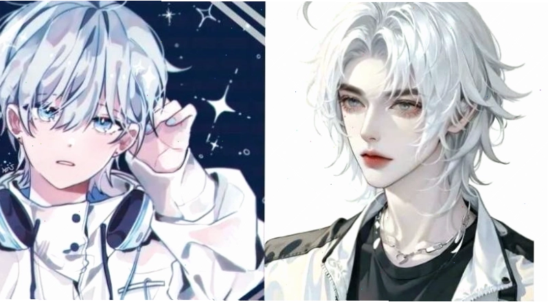 Ảnh nhân vật anime nam với nét vẽ chi tiết và màu sắc sống động