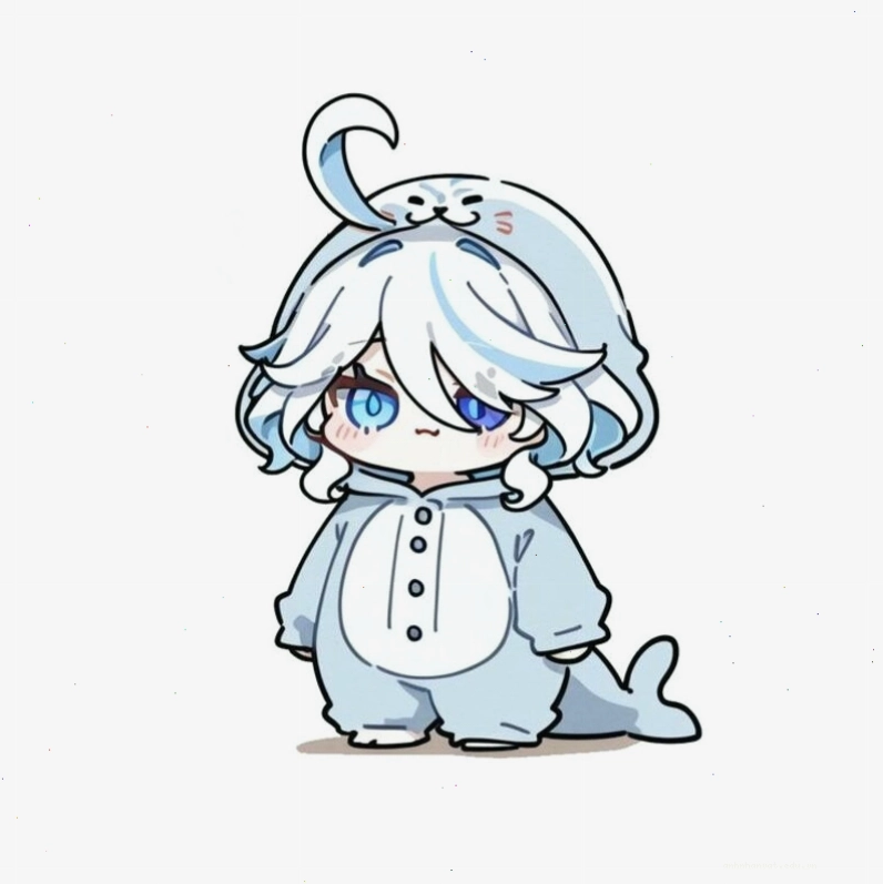 Anime girl chibi với trang phục học sinh năng động