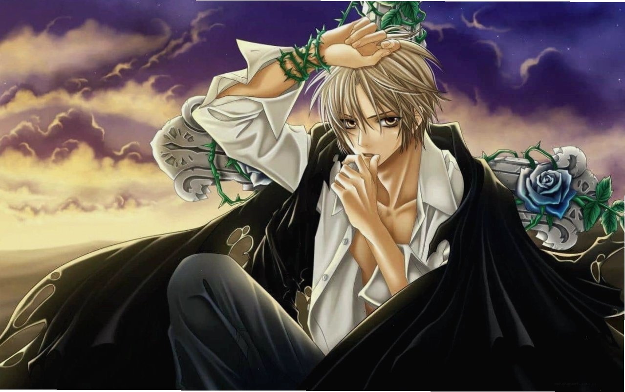 Anime nam với vẻ ngoài ngầu, lạnh lùng và đôi mắt biểu cảm buồn