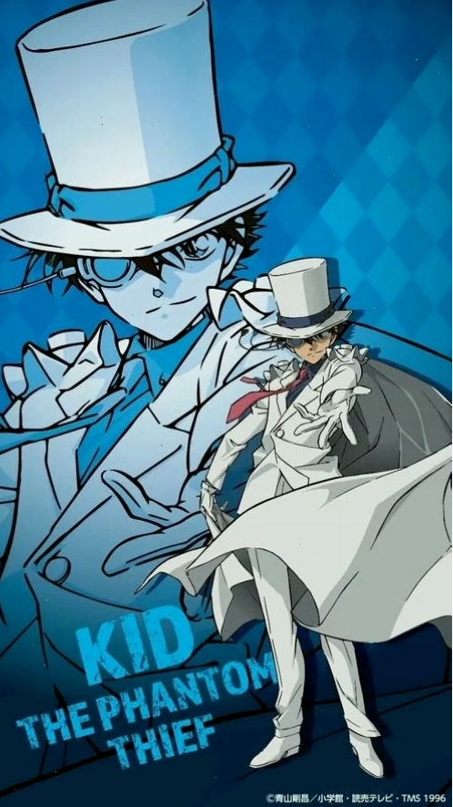 Avatar Kaito Kid với nụ cười nhếch mép