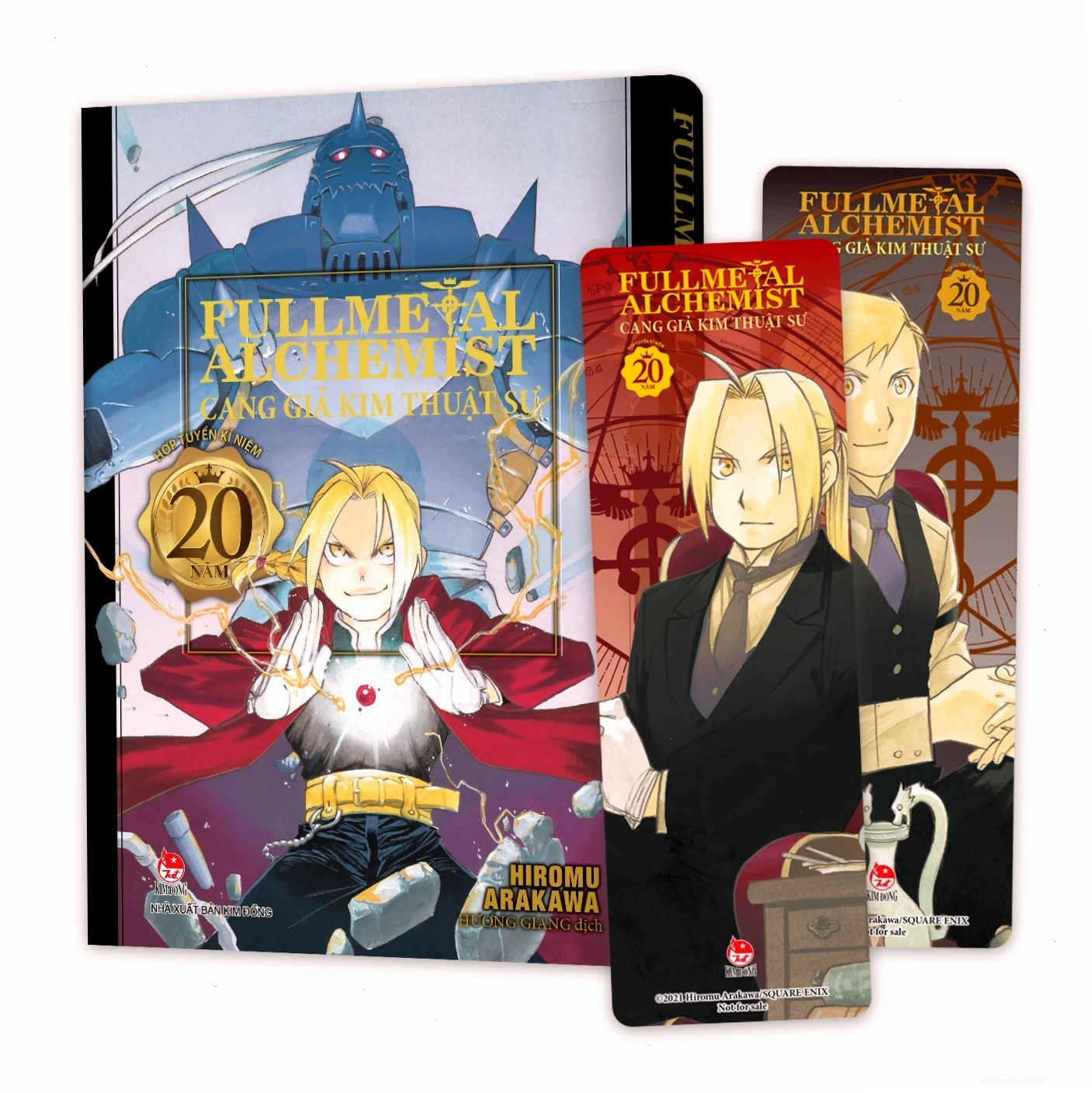 Bìa sách Fullmetal Alchemist phiên bản kỷ niệm 20 năm