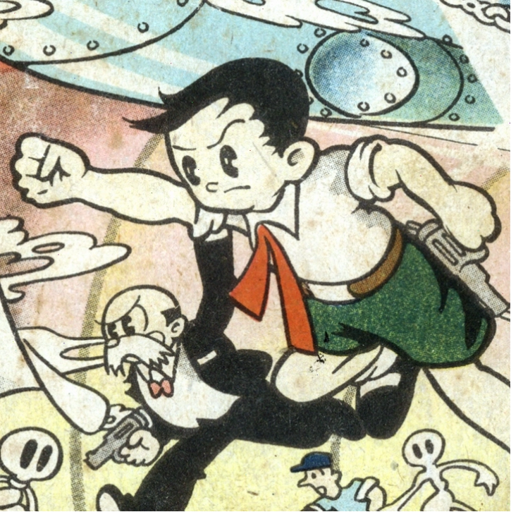 Bìa truyện tranh The Mysterious Underground Man của Osamu Tezuka