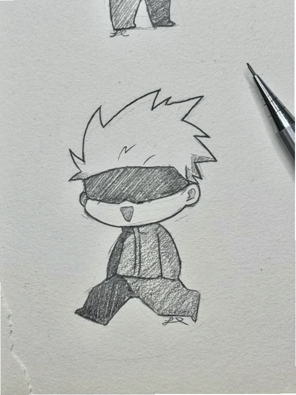 Bộ sưu tập các mẫu vẽ Gojo chibi khác nhau