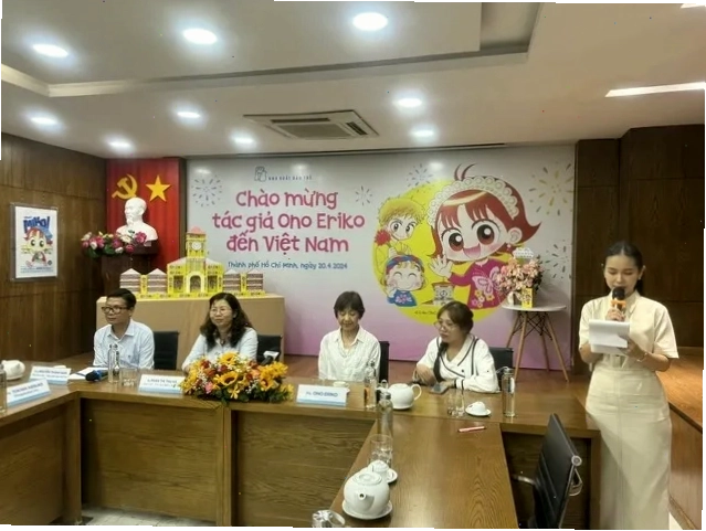 Buổi gặp gỡ giữa tác giả Ono Eriko và đại diện NXB Trẻ