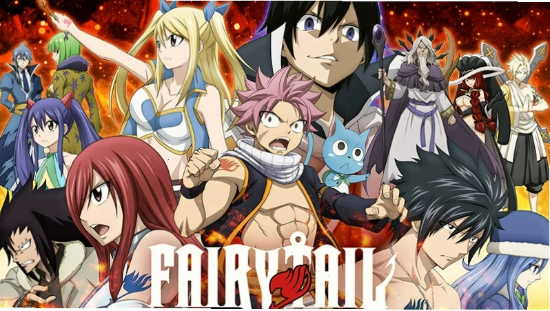 Các thành viên hội Fairy Tail trong bộ phim anime cùng tên