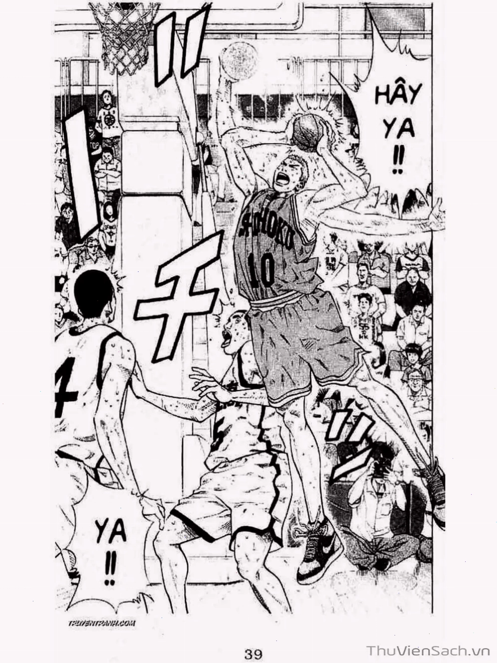 Cảnh Hanamichi Sakuragi ăn mừng chiến thắng