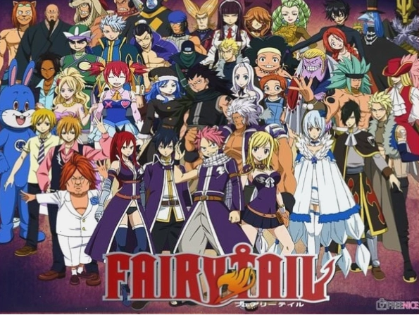 Cảnh phim trong bộ anime Fairy Tail