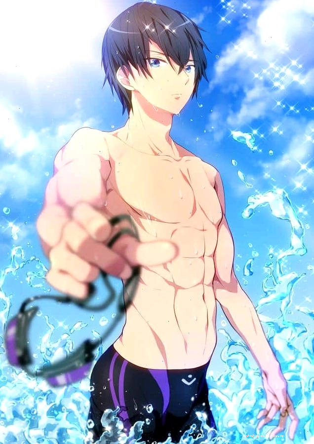 Chàng trai anime 6 múi lịch lãm trong bộ vest
