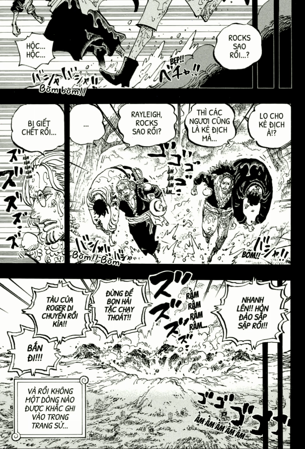 Chi tiết một phân cảnh hành động trong truyện One Piece