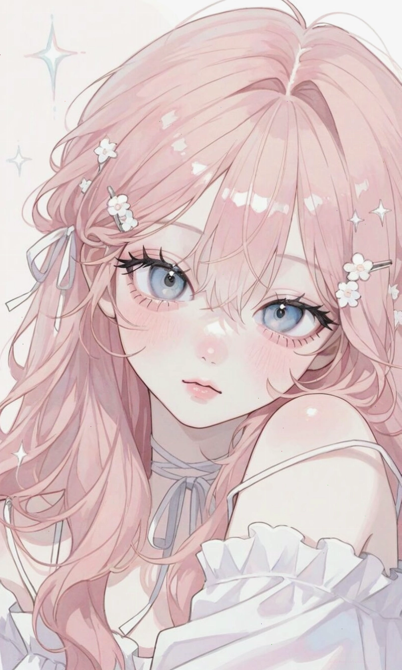 Cô gái anime tóc xanh với trang phục hiện đại và năng động