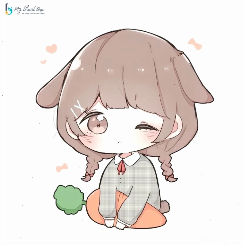 Cô gái anime với trang phục cosplay dễ thương và đáng yêu
