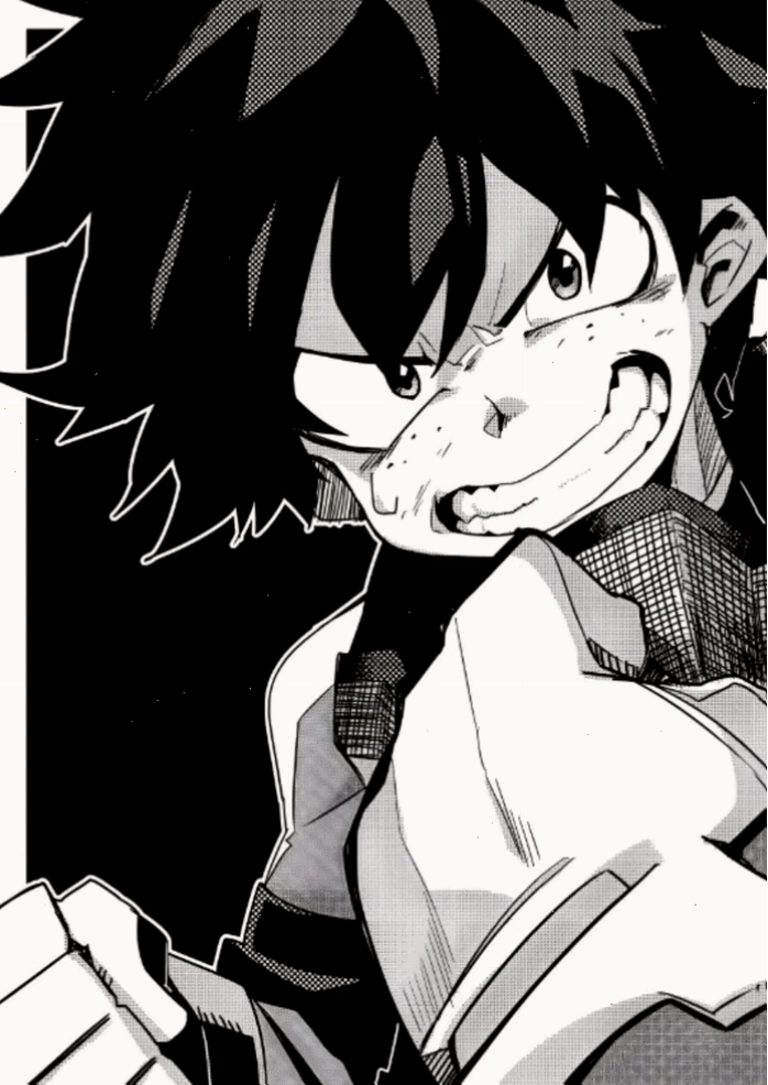 Deku hắc hóa với vẻ ngoài đáng sợ