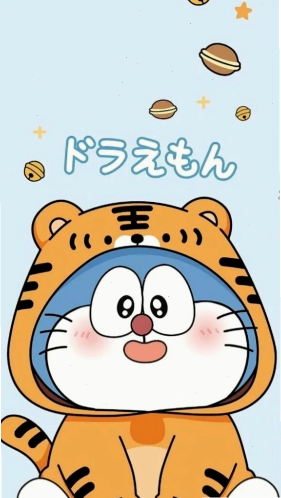 Doraemon hóa trang hổ con