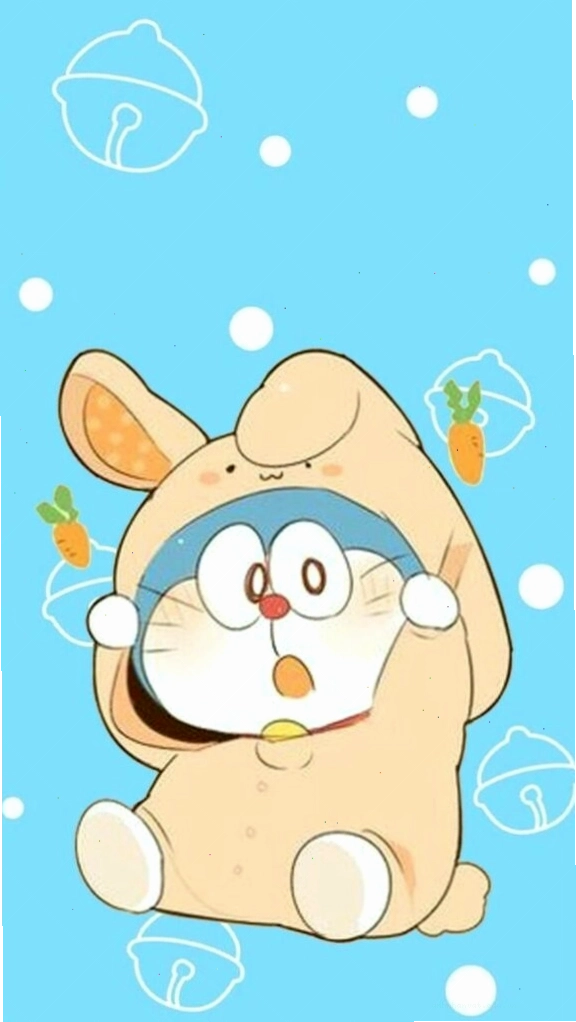 Doraemon hóa trang thỏ con
